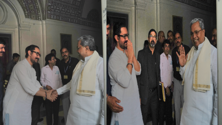 CM Siddaramaiah Meets Aamir Khan