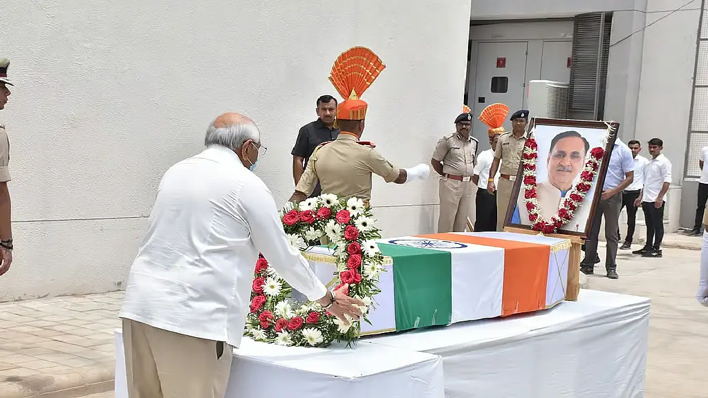 Gujarat CM Vijay Rupani's Last Rites