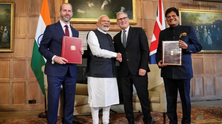 PM Modi, Keir Starmer