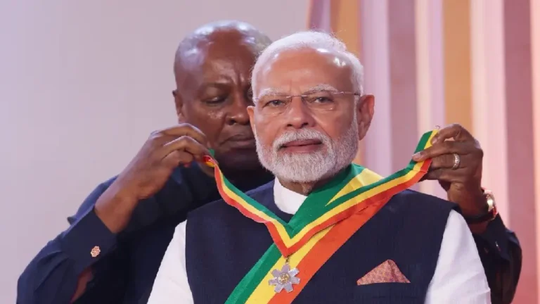 PM Modi receives Ghana’s highest state honour