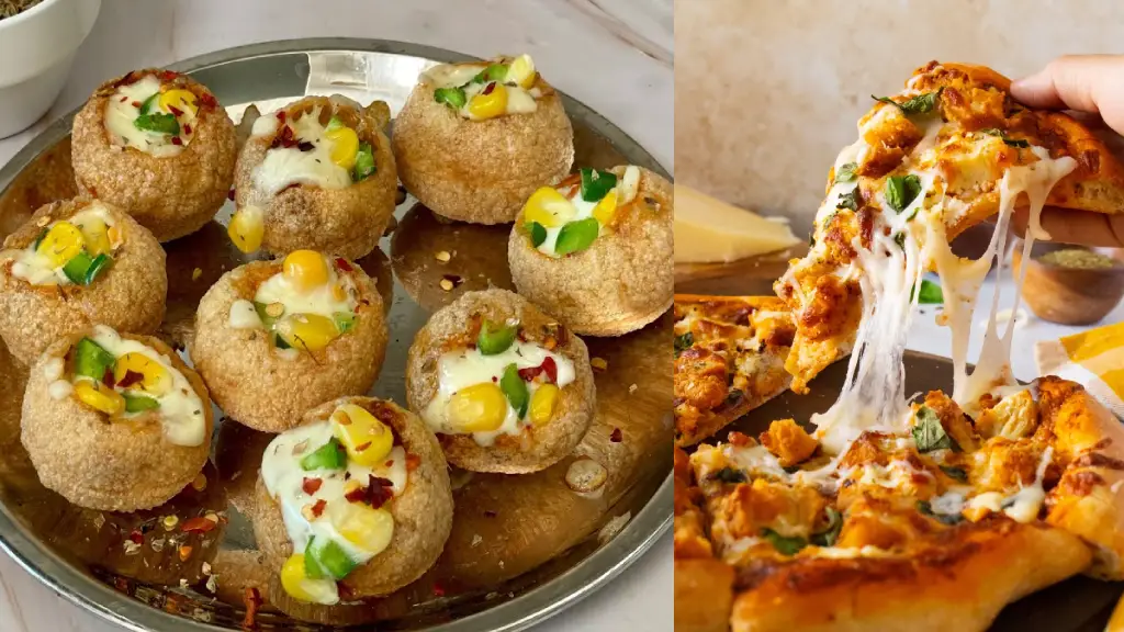 Jeevika Mataji Temple in Rajkot offers pizza, burgers, and more as prasad. · Jai Durga Peetham temple near Chennai also offers modern foods as