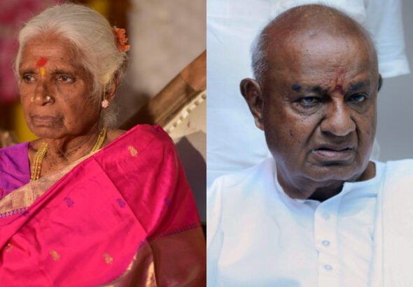 Javaramma-H.D-Deve-Gowda-