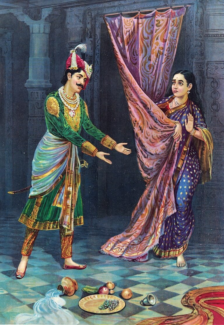 Raja_Ravi_Varma,_Keechaka_and_Sairandhri,_Oleograph
